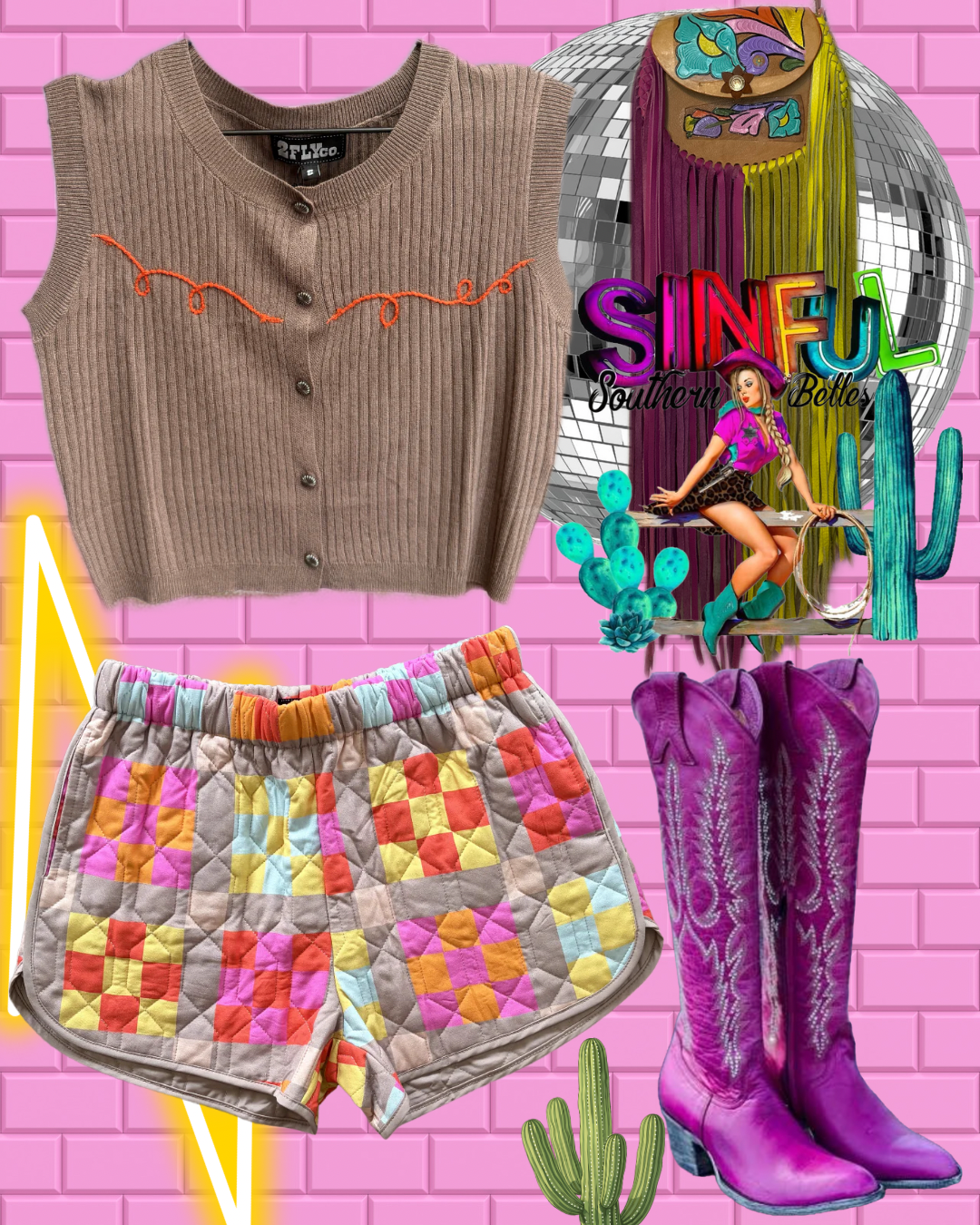 Cowtown Babe Knit Vest