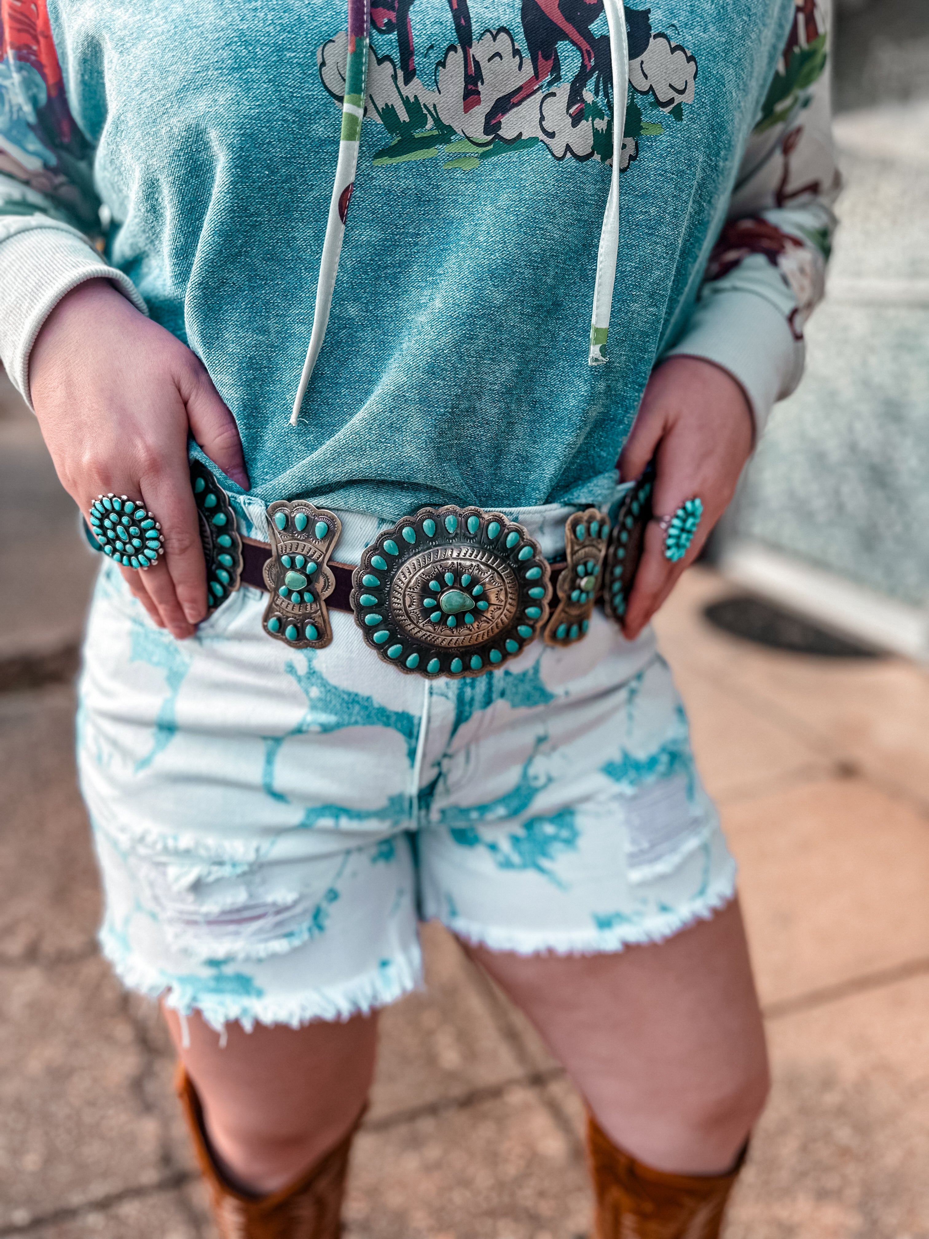 Bleached Babe Denim Shorts