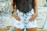 Bleached Babe Denim Shorts