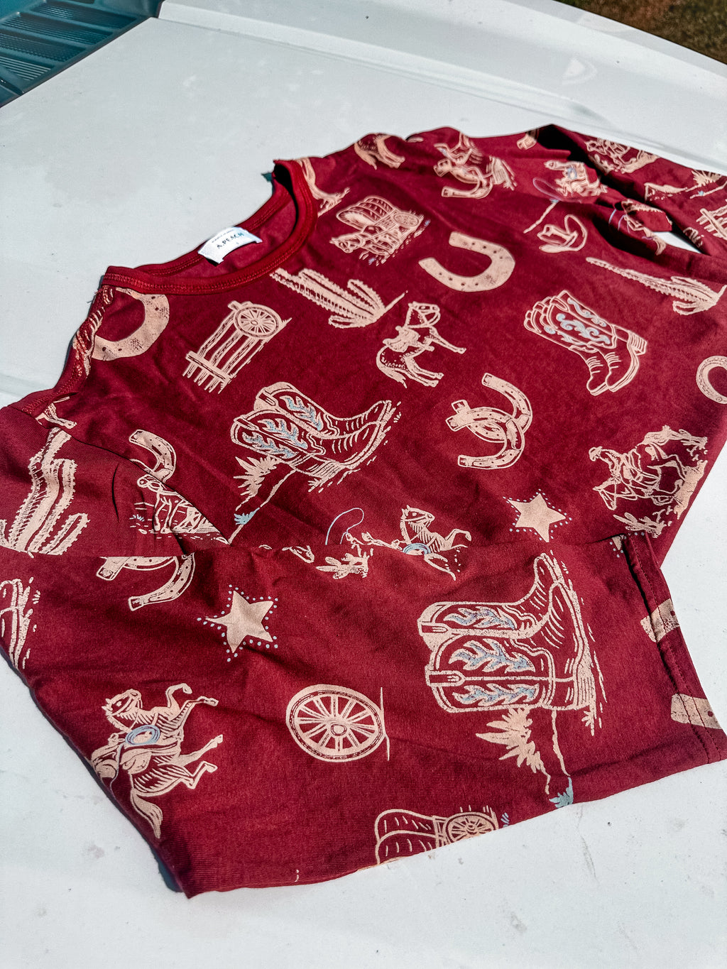 Western Print Long Sleeve