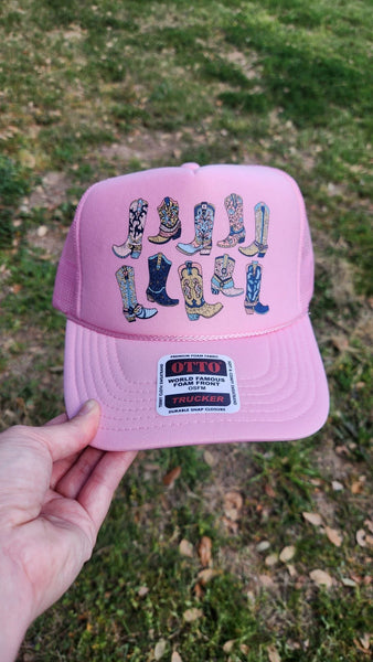 Fancy Boots Trucker Hat