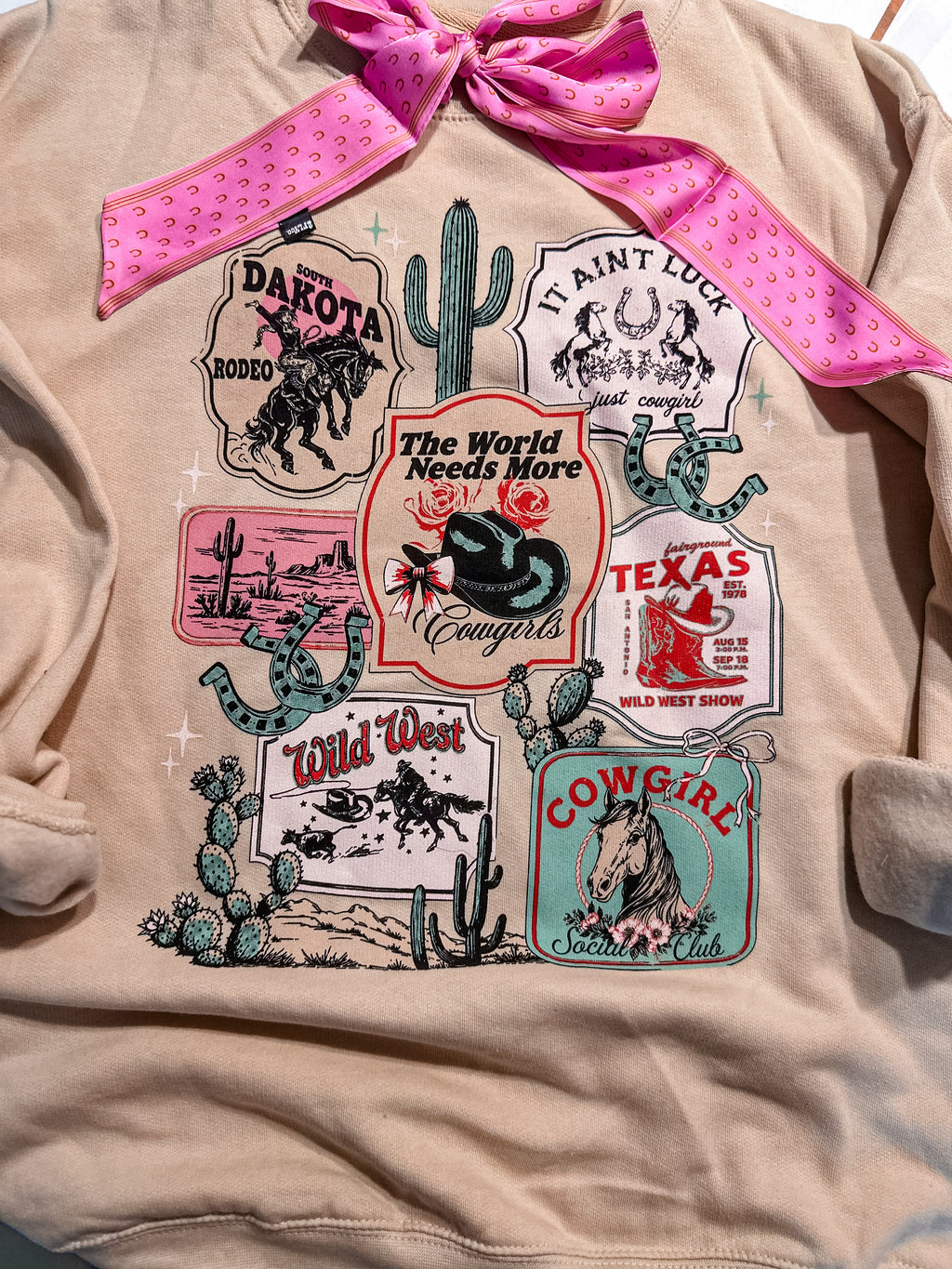Cowgirl Collage Sweatshirt