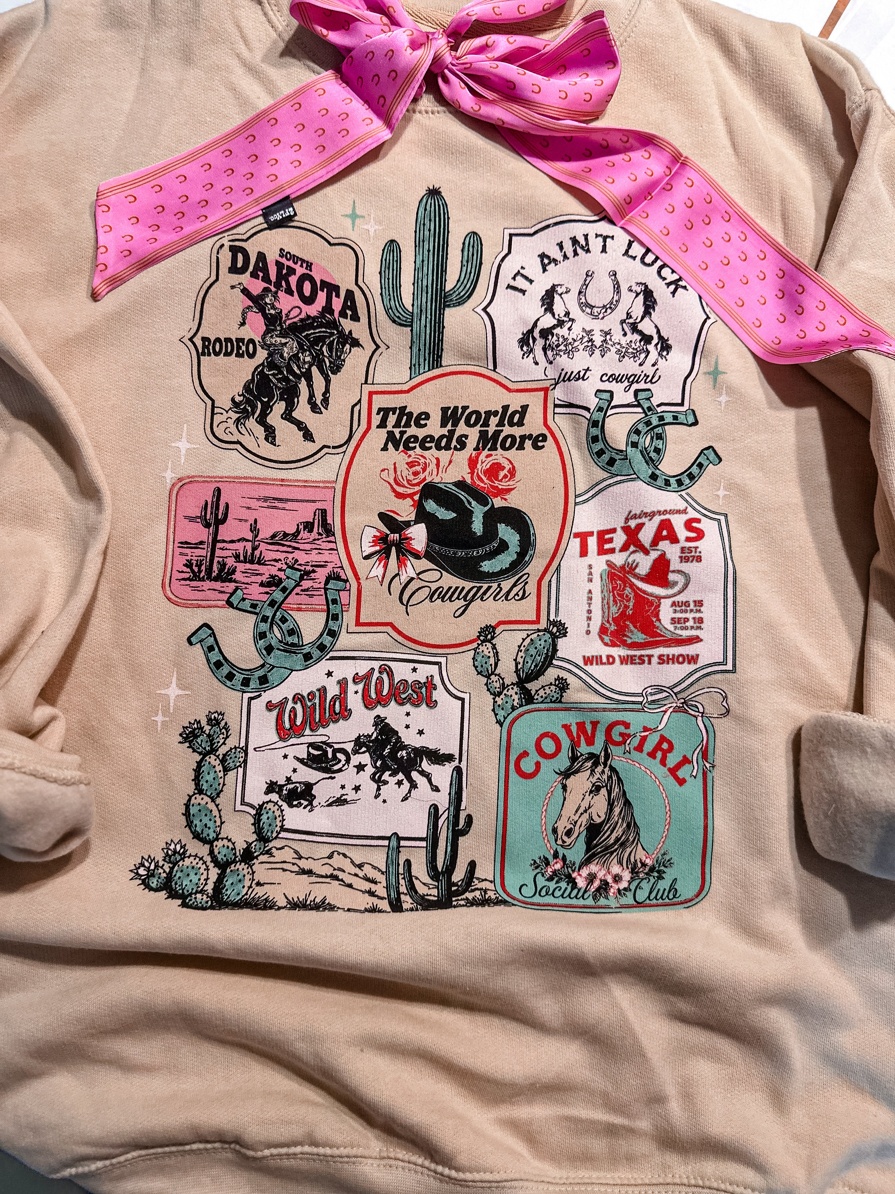 Cowgirl Collage Sweatshirt
