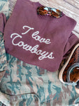 I Love Cowboys Sweater