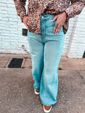 Western Wide Leg Jeans