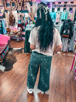 Lily Leopard Wide Leg Crop