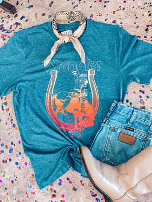 Wrangler Neon Bucker Tee