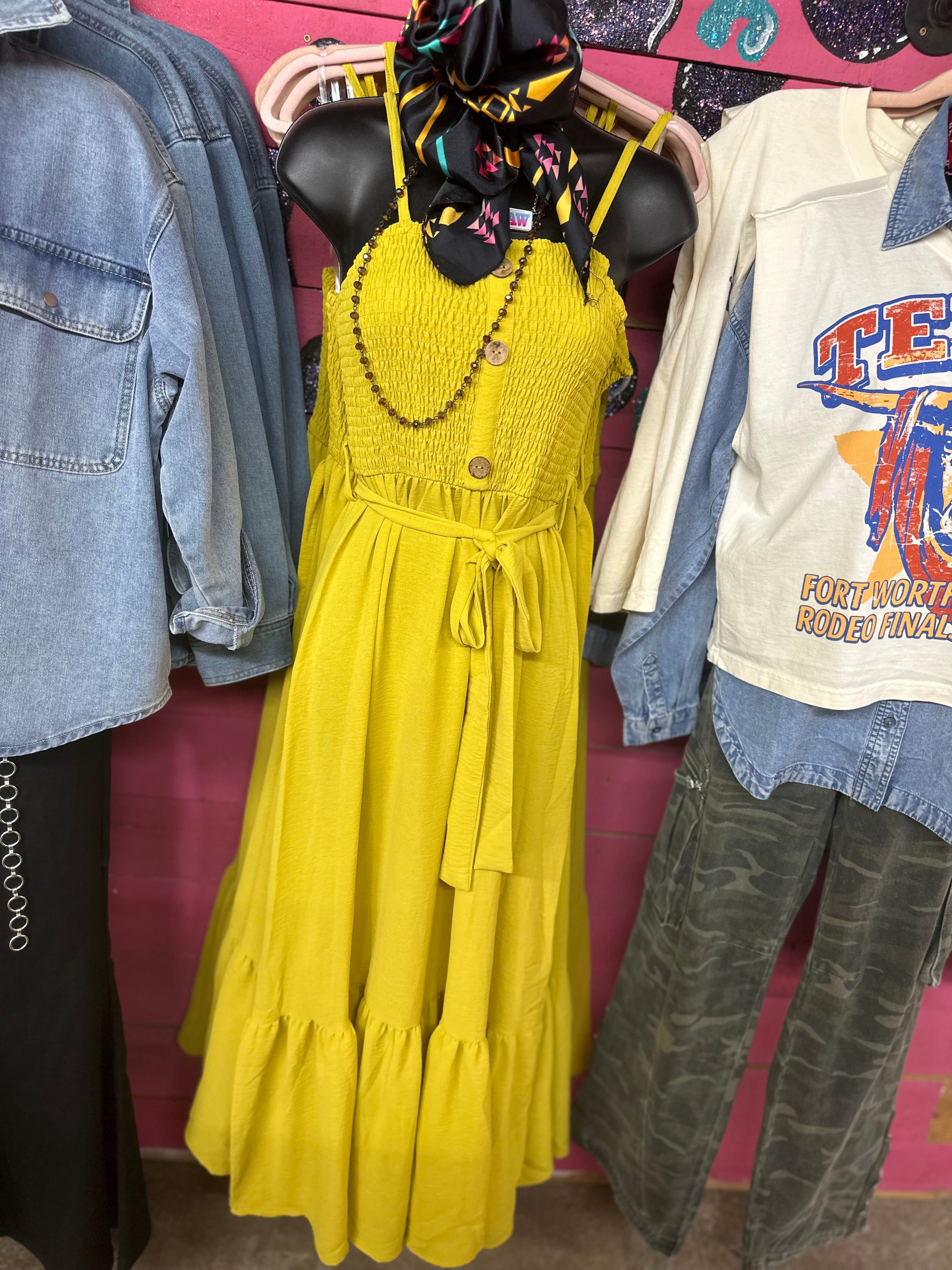 Melissa Mustard Dress