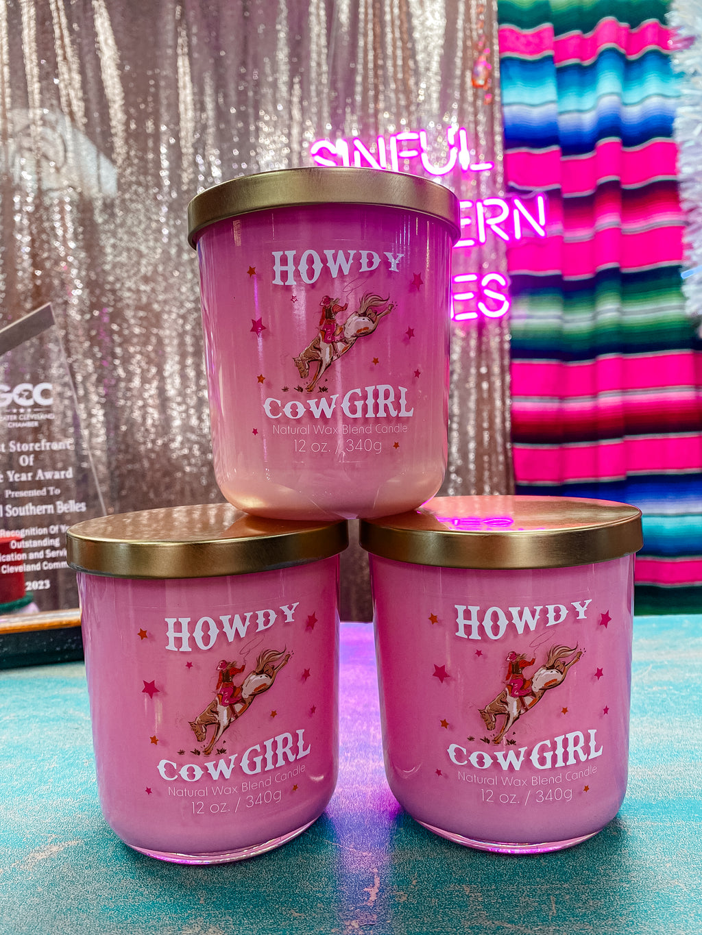 Cowgirl Candle