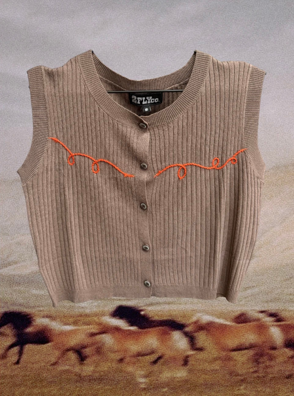 Cowtown Babe Knit Vest