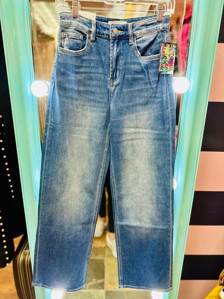 Flying Monkey High Rise Wide Leg Jean