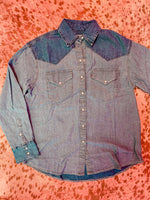 Pearl Snap Levi’s Denim Top