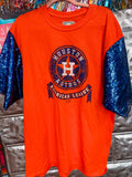 AsTroS SeQuiN SLeEvE TeE