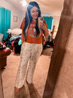 Western Linen Drawstring Pants