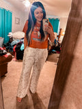 Western Linen Drawstring Pants