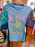 Sequin Sleeve Band Tees