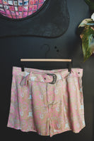 Pretty Western Print Shorts