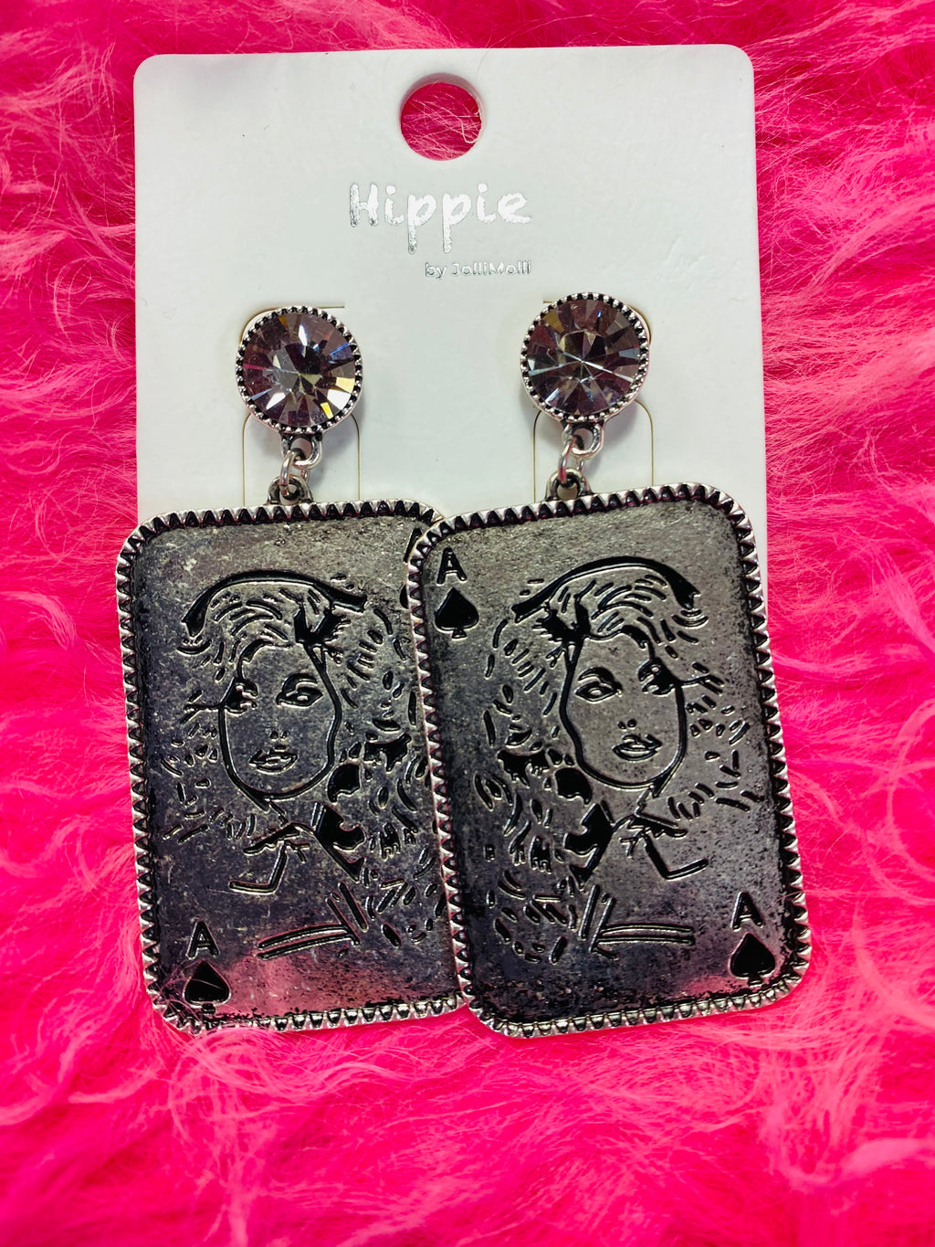 Dolly Parton Card Earrings