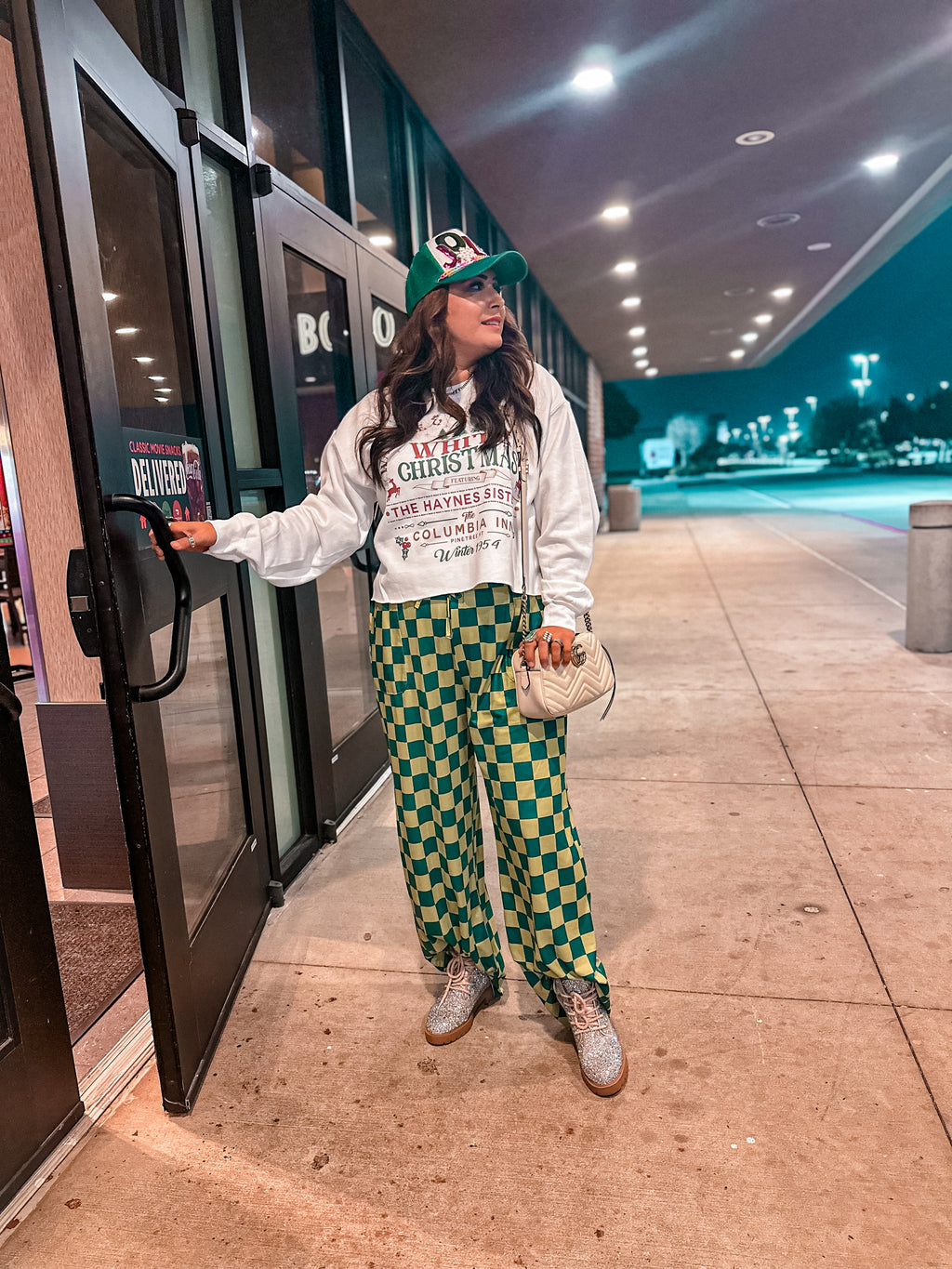 Gretchen Green Checkered Pants