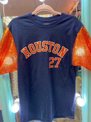 AsTroS SeQuiN SLeEvE TeE