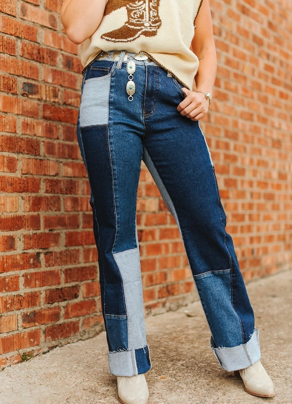 Patsy Patch Work Jeans