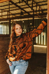 Copper Cowboy Reversible Sweater