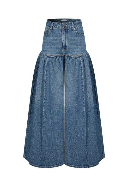 Willa Wide Leg Jeans(Medium)