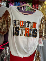 AsTroS SeQuiN SLeEvE TeE