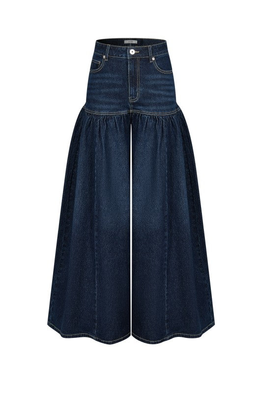 Willa Wide Leg Jeans(Dark)