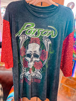 Sequin Sleeve Band Tees