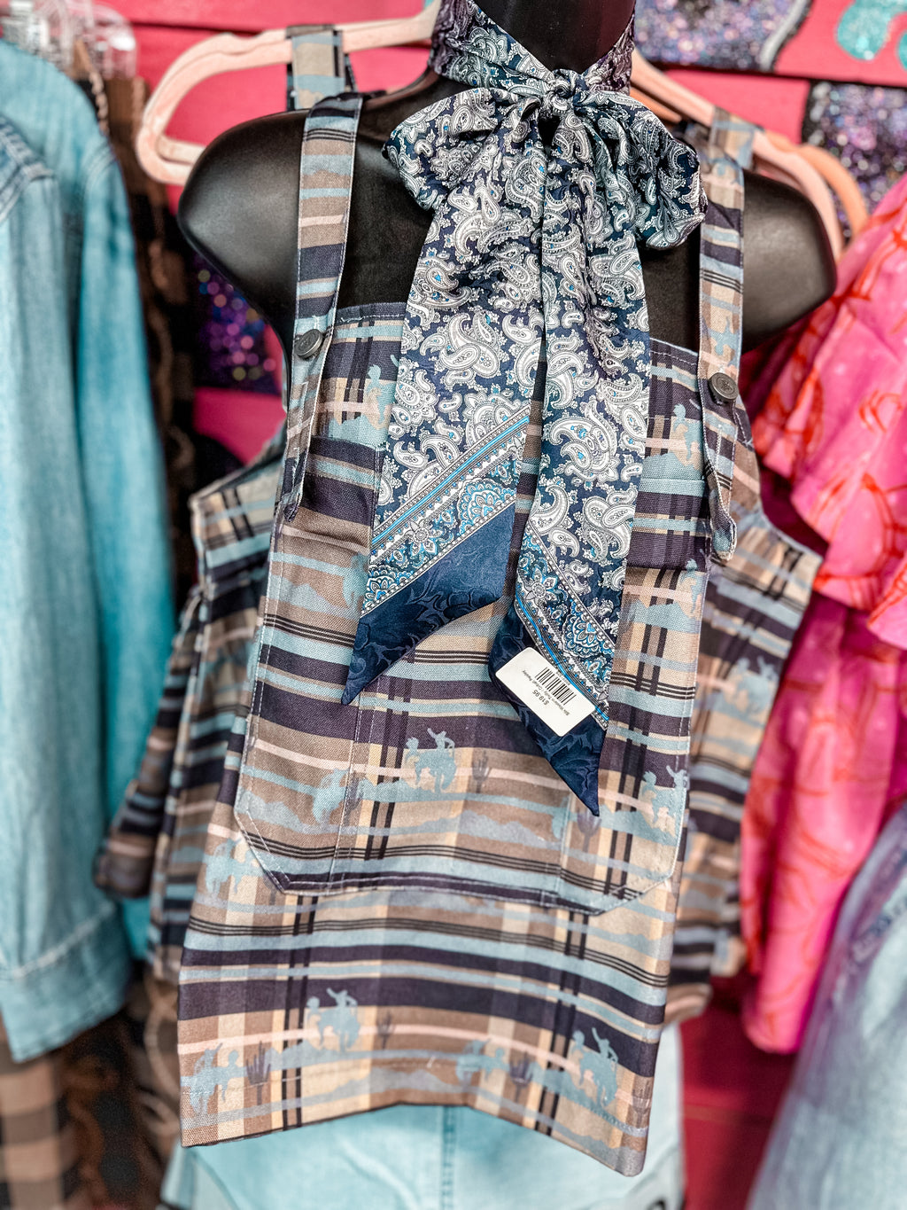 Buckin Babe Bibs Top