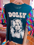 Sequin Sleeve Band Tees