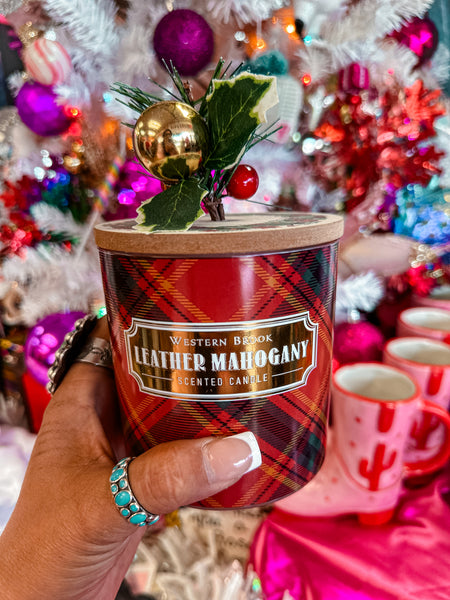 Western Holiday Candle