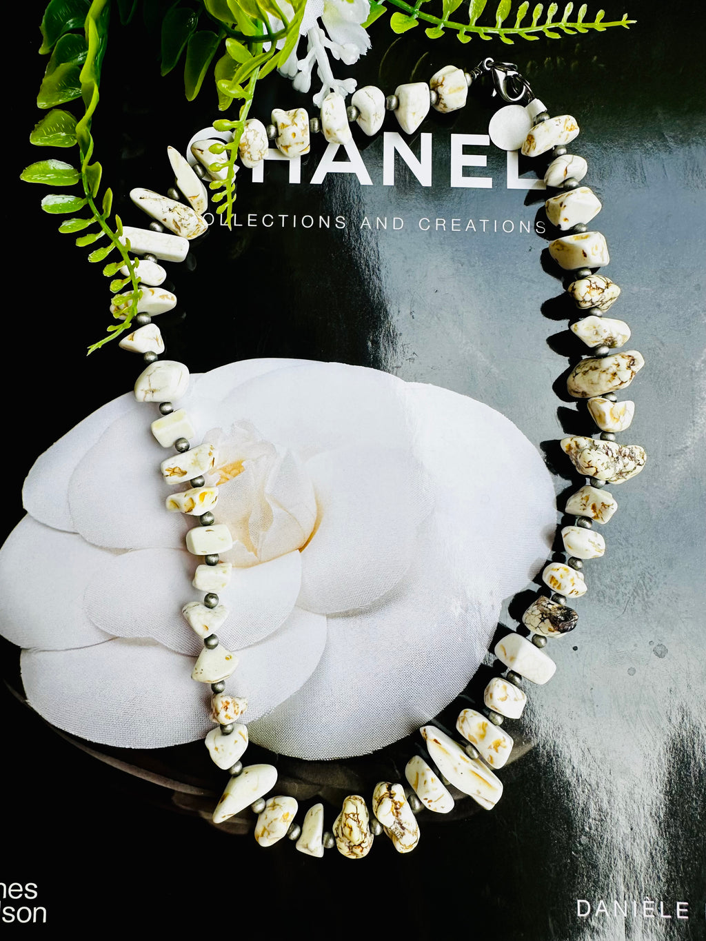 Chunky White Rock Necklace