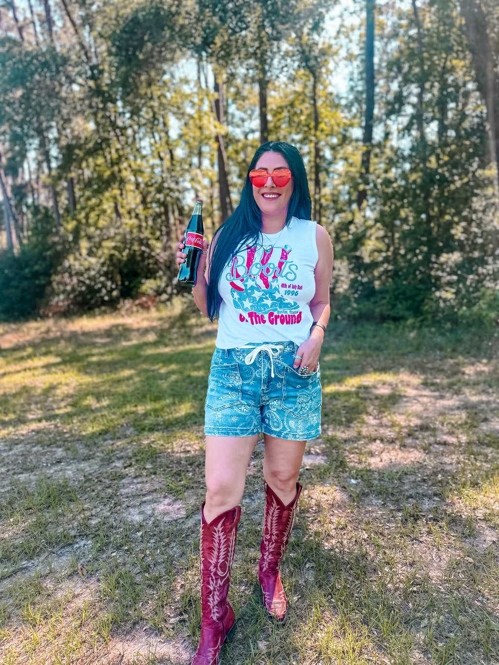 Boots on the Ground 4th of July Tank