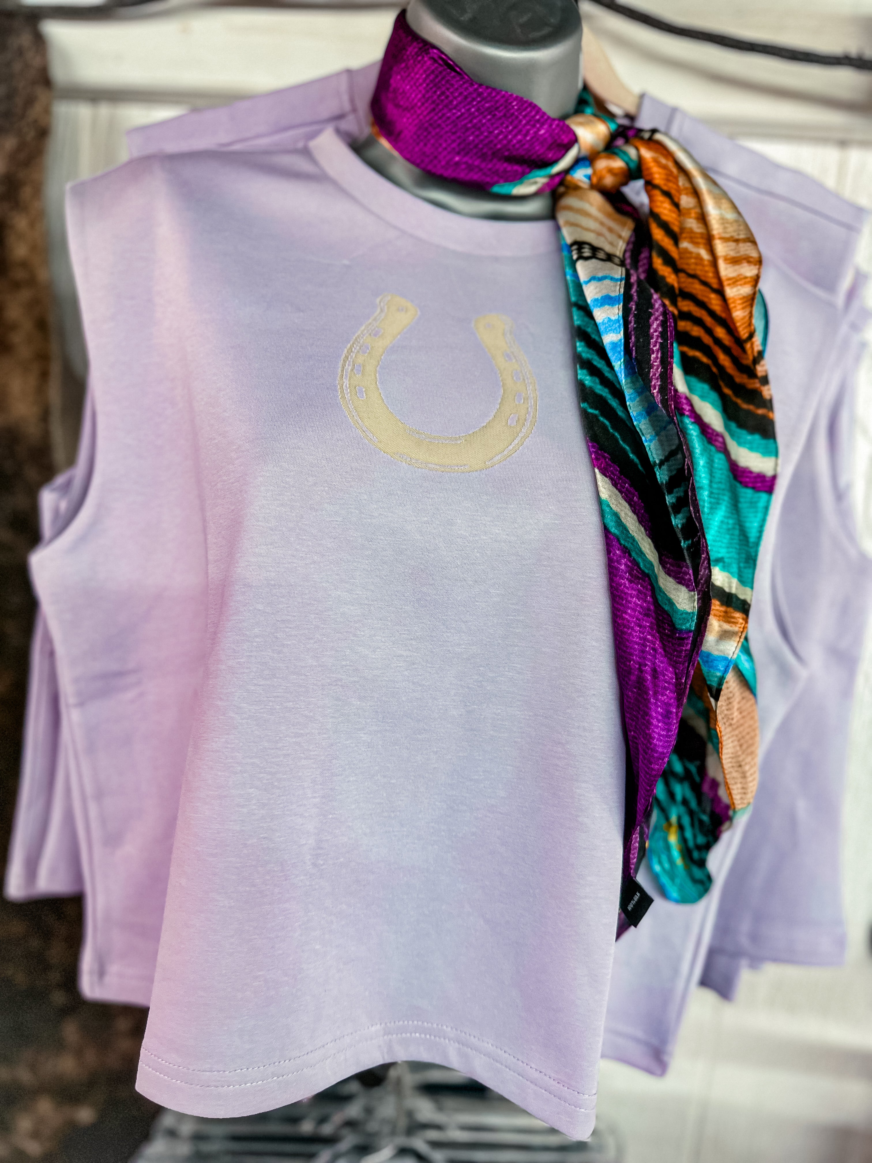 Lucky Lavender Muscle Tank