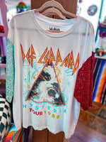 Sequin Sleeve Band Tees