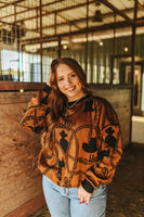 Copper Cowboy Reversible Sweater