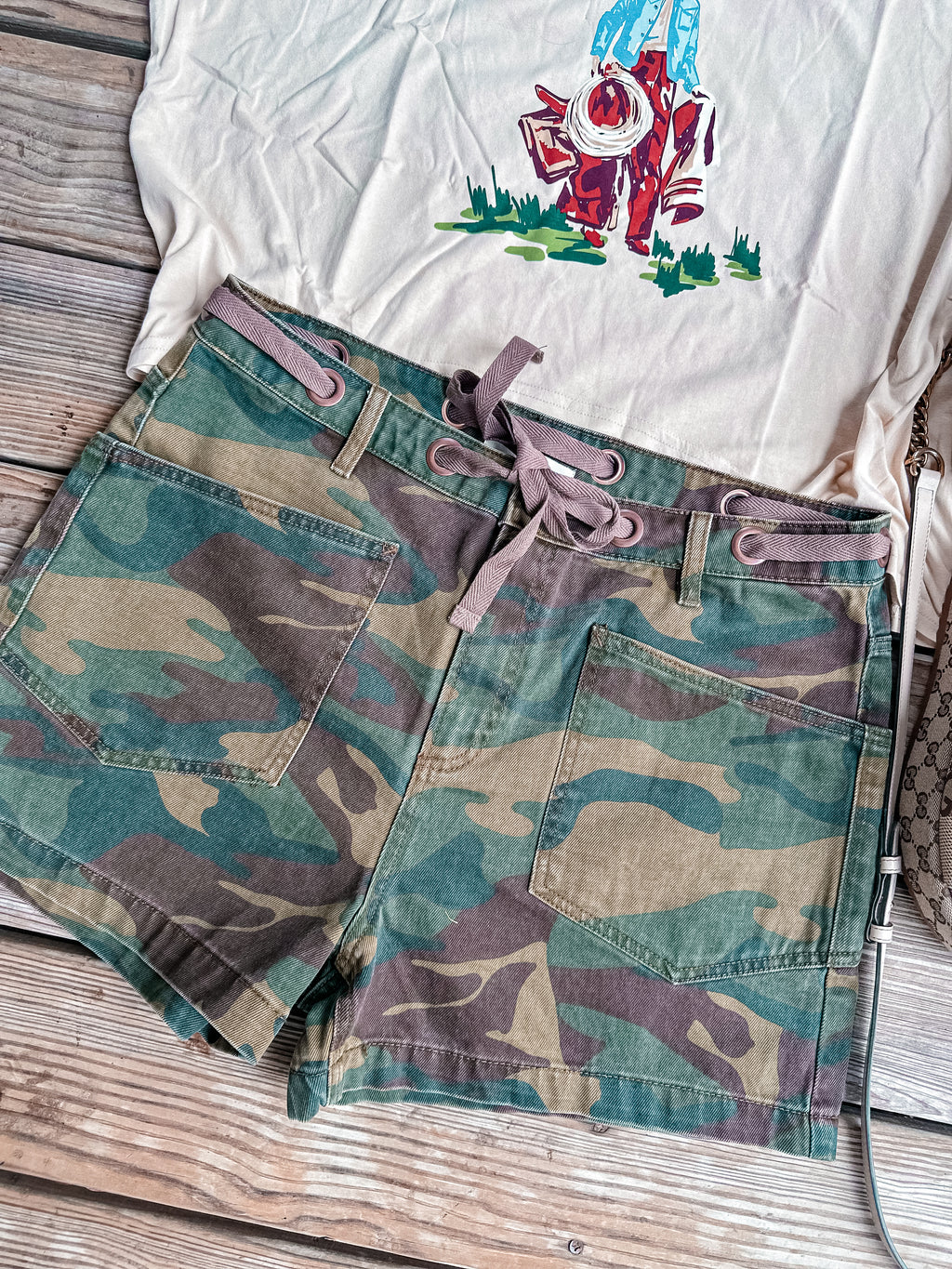 Risen Camouflage Shorts