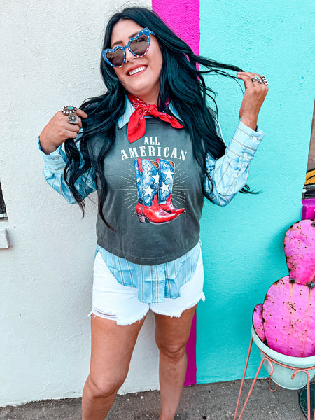 All American Boot Muscle Tank