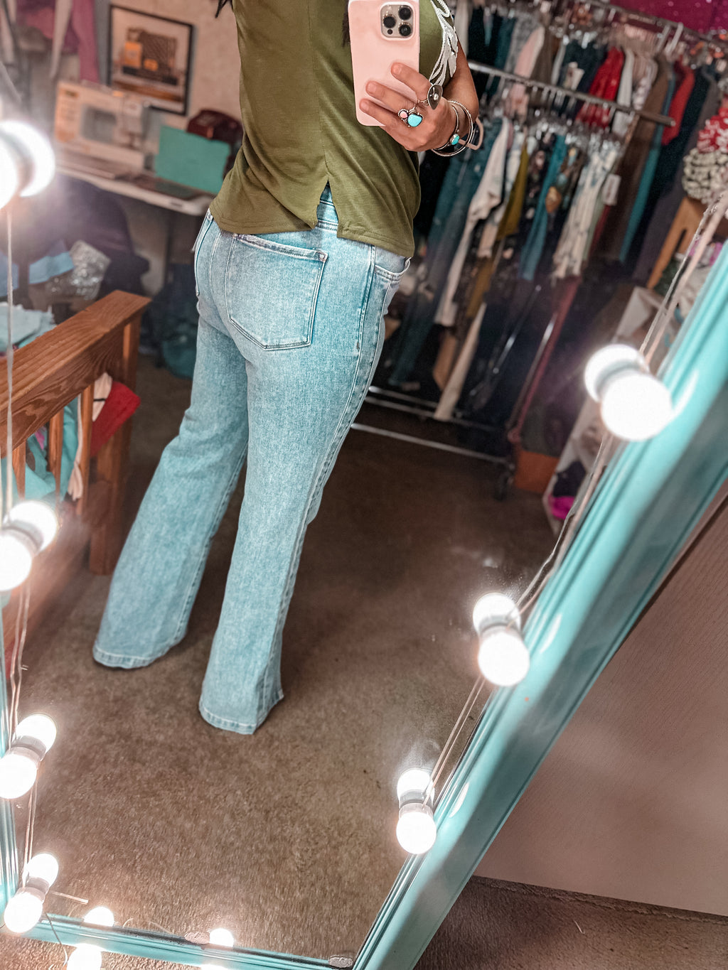 Flying Monkey High Rise Flare Jean