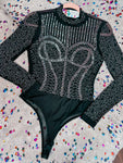 River Rhinestone Bodysuit