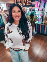 Cowboy Boot Sweater