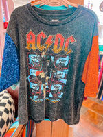 Sequin Sleeve Band Tees