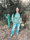 Embroidered Western Hoodie