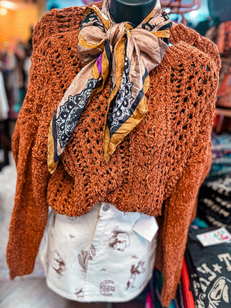 Caramel Knit Sweater