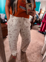 Western Linen Drawstring Pants