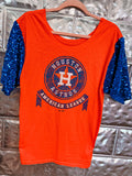 AsTroS SeQuiN SLeEvE TeE