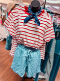 Chambray Shorts