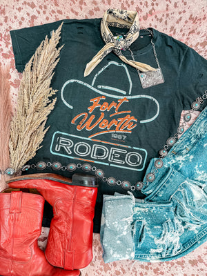 Fort Worth Rodeo Distressed Tee